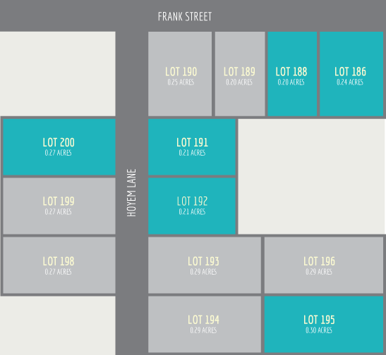 Hoyem Acres Development Map