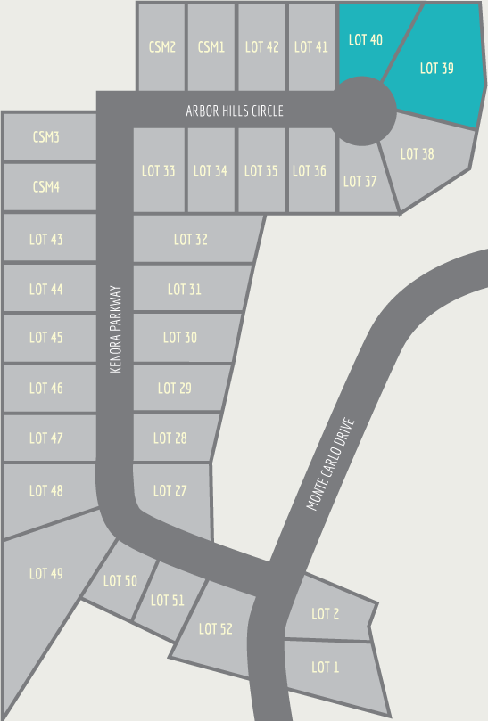 Skyline West Development Map